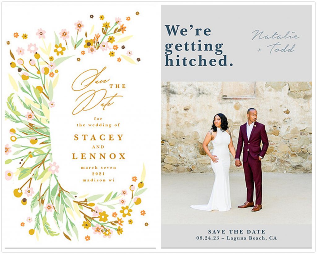 Wedding Invitations and Photo Albums